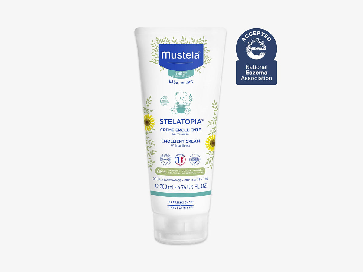 Mustela Stelatopia Moisturizing Emollient Cream for Eczema-Prone Skin, 6.76  Oz 