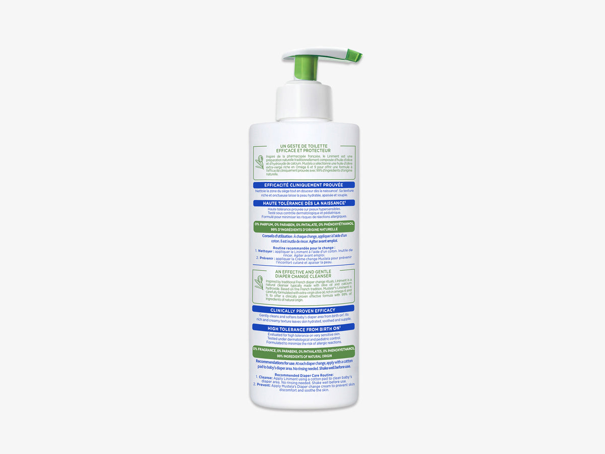 Mustela USA - Mustela Liniment contains 99% natural ingredients and is  enriched with skin-soothing extra virgin olive oil, which moisturizes and  protects your baby's bottoms.  IG  @_momto6_