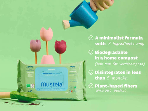 Home Compostable Wipes - Mustela USA - 3