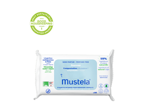 Home Compostable Fragrance-Free Wipes - Mustela USA - 1