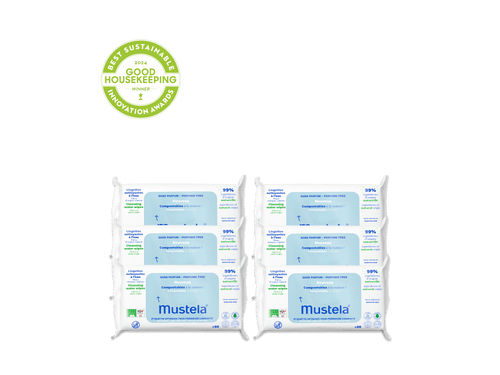 Home Compostable Fragrance-Free Wipes - Mustela USA - 6