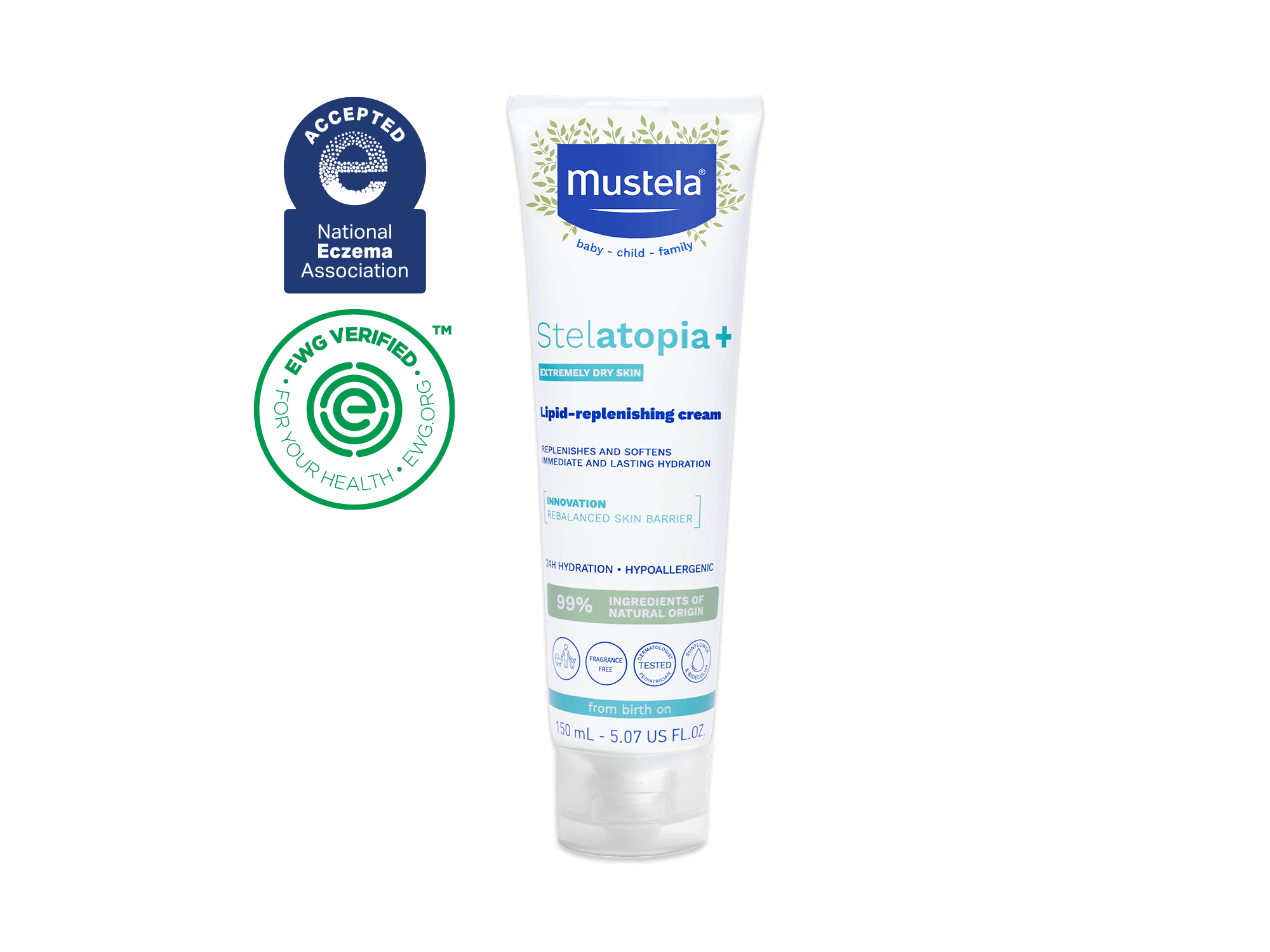 Mustela stela ia emollient face fashion cream