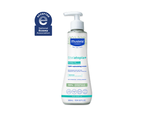 Stelatopia+ Lipid-Replenishing Cream Pump - Mustela USA - 1