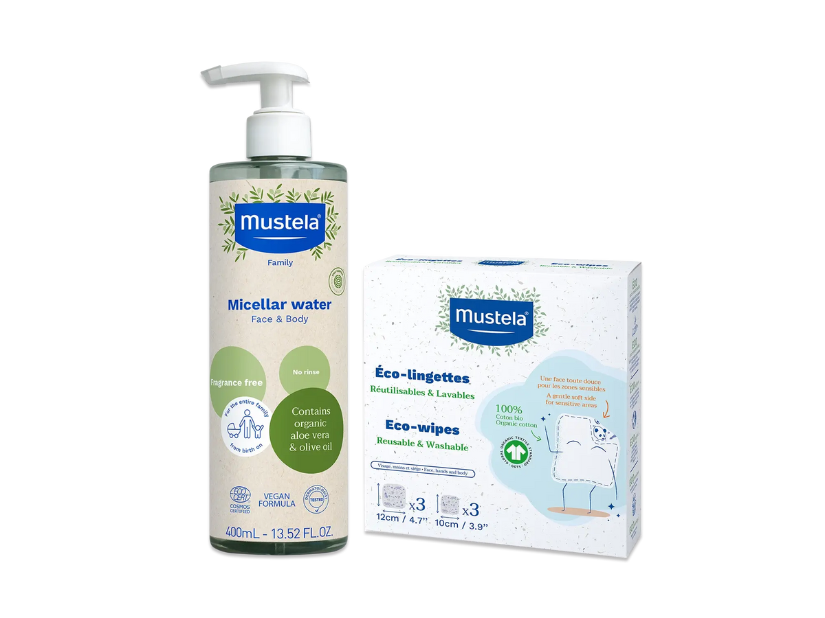 Reusable Eco-Friendly washable Cleansing Wipes and organic micellar water