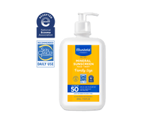 SPF 50 Mineral Sunscreen Lotion Family Size (11 oz pump) - Mustela USA